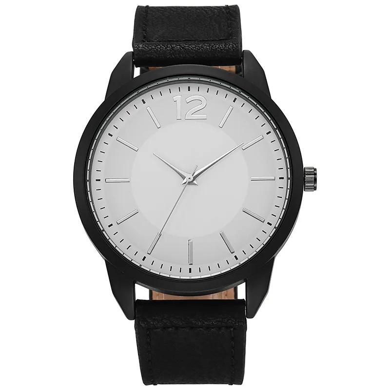 1pc-Quartz Watch Circular Surface Simple and Stylish Business Casual Watch (Box Not Included)
