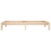 Solid Pine Wood Bed 100 x 200 cm