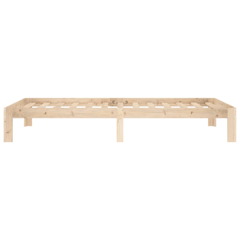 Solid Pine Wood Bed 100 x 200 cm