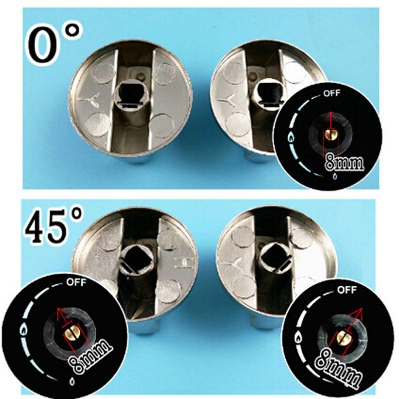 6mm/8mm Metal Rotary Switch Control Knobs Replacement Accessory Kitchen Cooker Gas Stove Oven plate