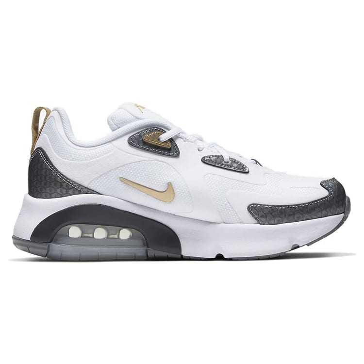 Nike Air Max 200 Белый Металлик Золотой GS CQ4009-100