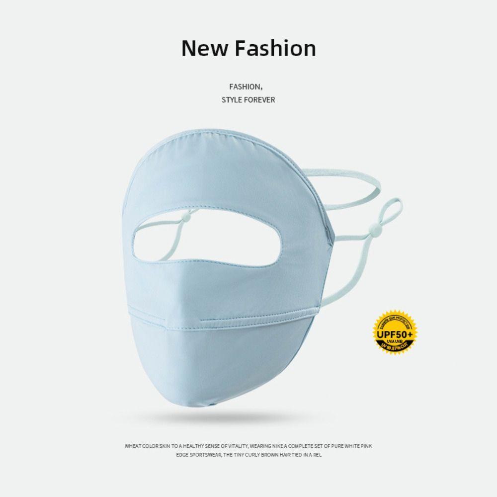 Sunscreen Face Scarf Ice Silk Mask Face Mask Face Gini Mask Adjustable Face Cover Cycling
