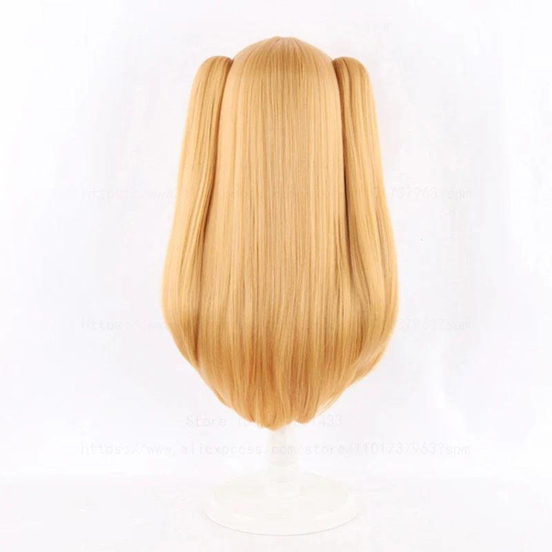Парик для косплея Amano Ririsa 2.5 Dimensional Seduction 65 см Blonde Clip Ponytails Термостойкие синтетические волосы Аниме-парики + шапочка для парика