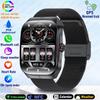 2025 Новые 1,95-дюймовые умные часы Ultra HD для мужчин с GPS-трекингом, Bluetooth-вызовом, NFC, монитором сердечного ритма, спортивным фитнесом, женские умные часы для OPPO