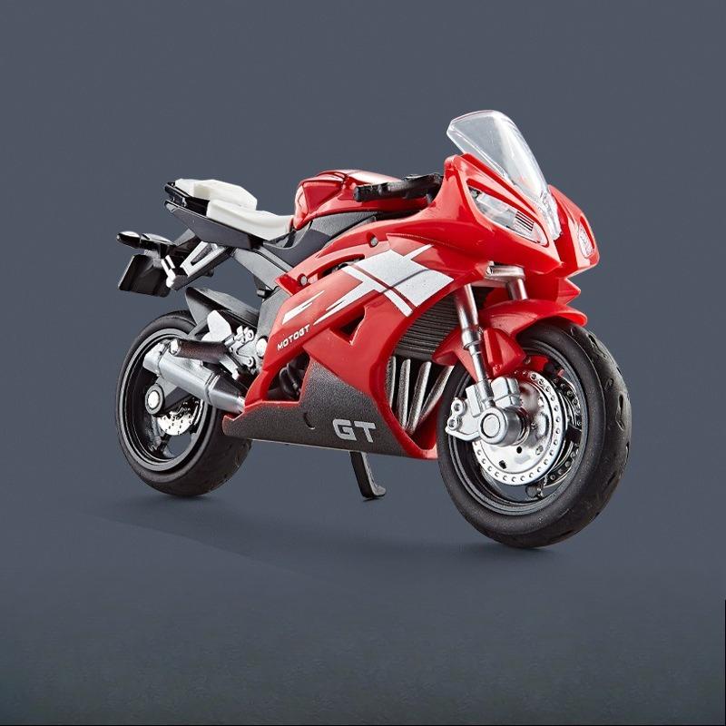 1PC 1:18 alloy motorcycle model Yamaha locomotive ornament simulation toy gift model car