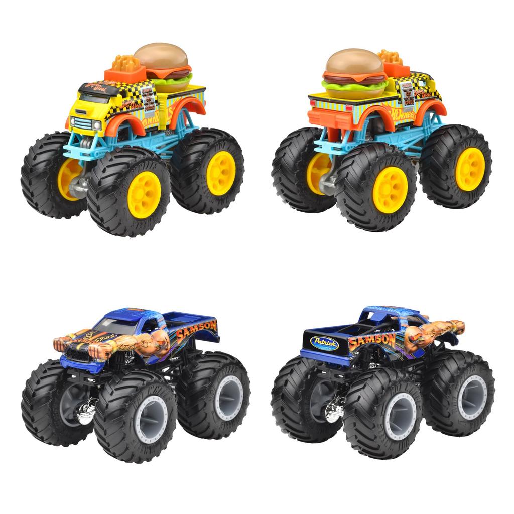 Hot Wheels Монстр-Трак 1:64 Ассорти Игрушечных Транспортных Средства, Мини-Машинки, Коробка на 8 Машинок, Возраст 3+, Многоцелевые, 983B-FYJ44