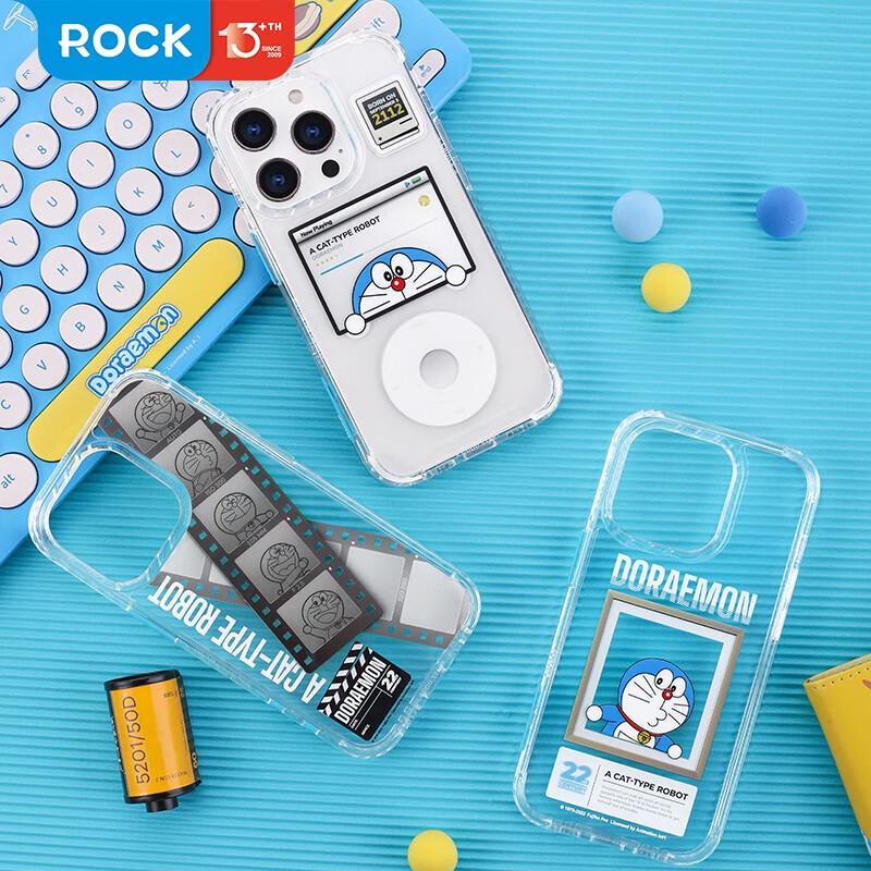 ROCK Doraemon iPhone 14 Pro Max Clear Protective Case