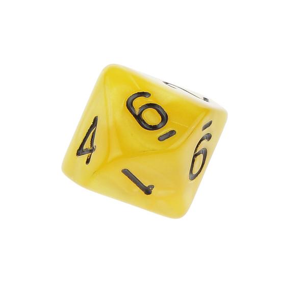 10 шт. Многогранные кубики D10 однотонные для ролевой игры TRPG, реквизит для вечеринки, подарок
