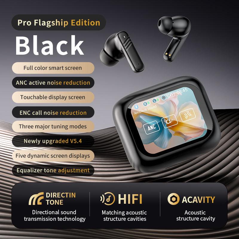 Беспроводные Bluetooth-наушники-вкладыши V8 Display A9pro с AI-переводом и шумоподавлением A10ANC V20