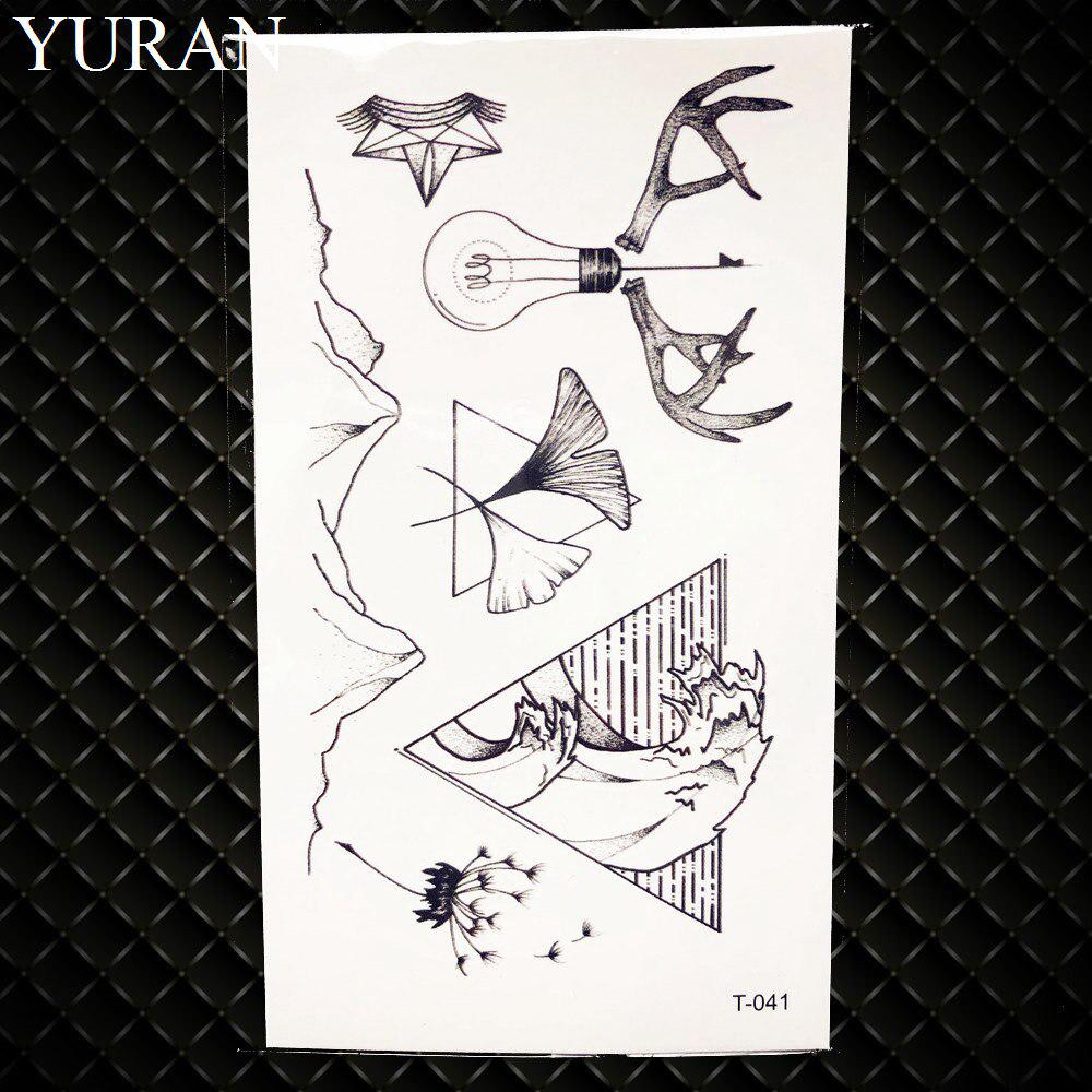 Временное тату водостойкие наклейки на тело