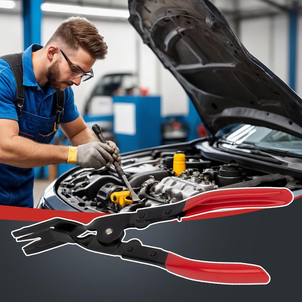 1PCS Car Clip Pliers Tool Panel Clip Pliers Set Fastener Remover Auto Retainer Clip Trim Rivet Removal Tool Auto Door Car Up