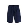 Polo SS23 Solid Color Elastic Drawstring Waist Straight Leg Casual Shorts Men Shorts Blue 710834706-001