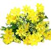 Искусственные цветы 28 головок Центральная часть стола Яркий цвет Один букет 7 веток Шелковый искусственный декоративный цветок для свадьбы