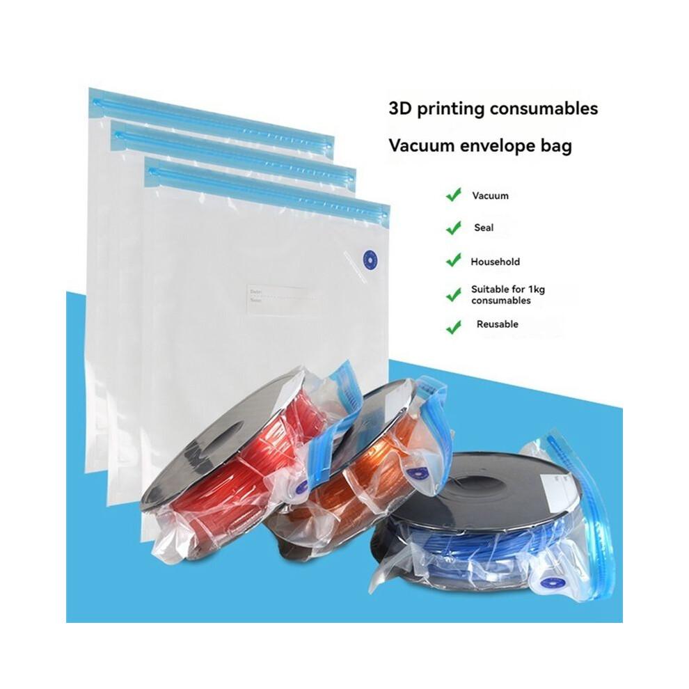 3D Printer Vacuum Bag Filament Storage Bag Storage Moisture Dustproof Vacuum Sealed Bag for 3D Printing Supplies B