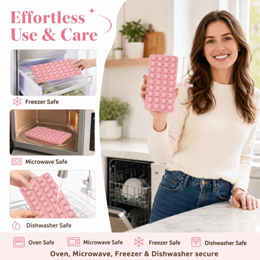 DIY Silicone Mold Chocolate Jelly Candy Making Animal Ice Cube Tray Cake Cupcake Decoration