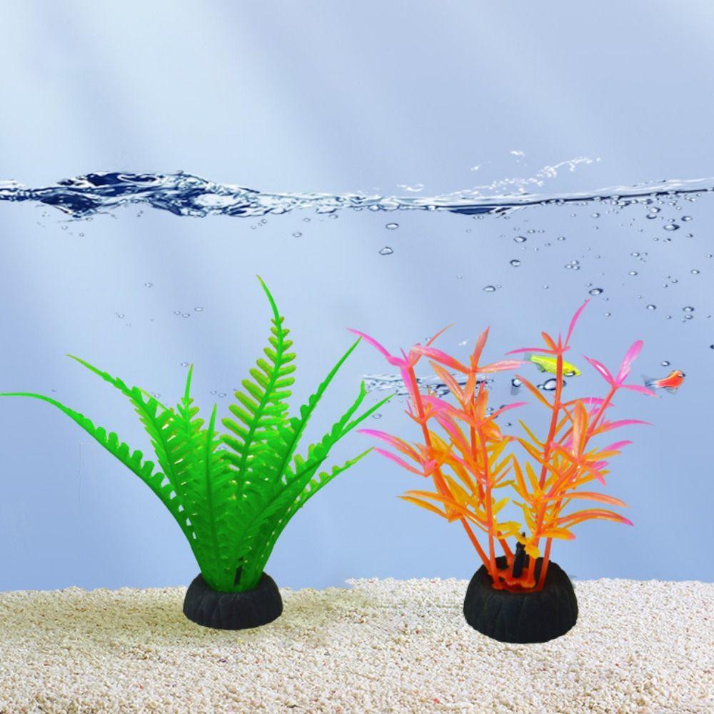 Simulation Artificial Aquatic Plants Mini Underwater Aquatic Plants Water Weeds Ornament Fish Tank