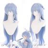 Синтетический парик WTB светло-голубой, длинные волосы для отпуска, Хонкай : Парик для косплея Star Rail-Robin, аниме-персонаж, светло-голубой, длинный парик