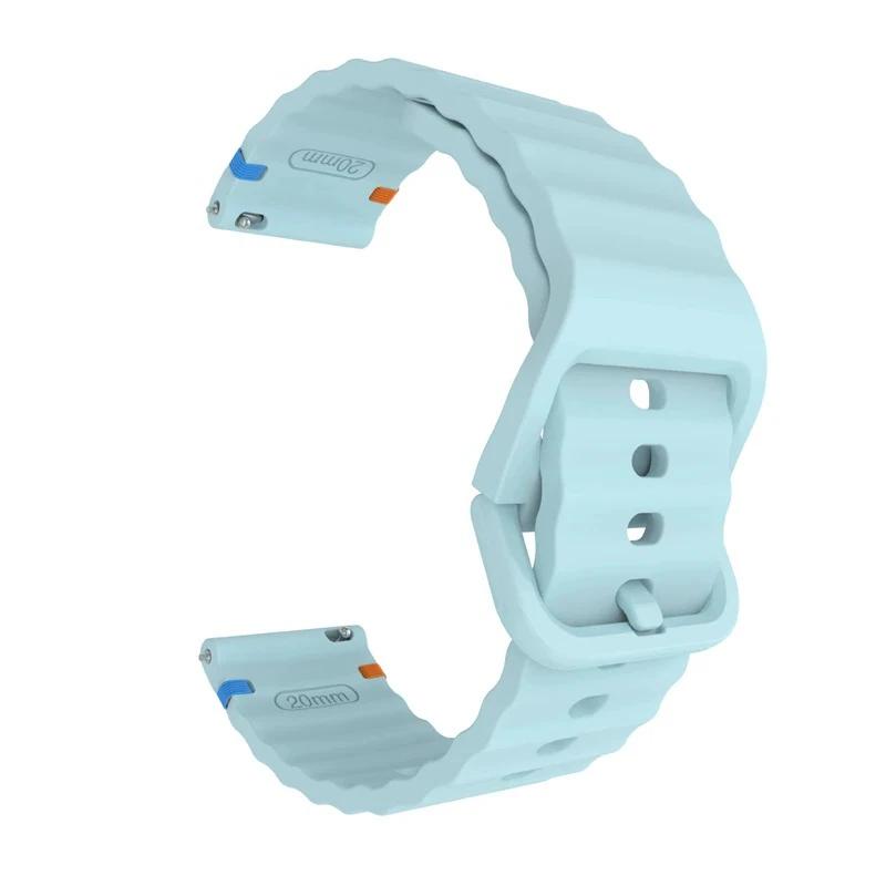 Силиконовый ремешок 22 мм 20 мм для Samsung Galaxy Watch 7 6 5 4 44 мм 40 мм 6 Classic Active 2 Спортивный браслет для Huawei GT Watch Band