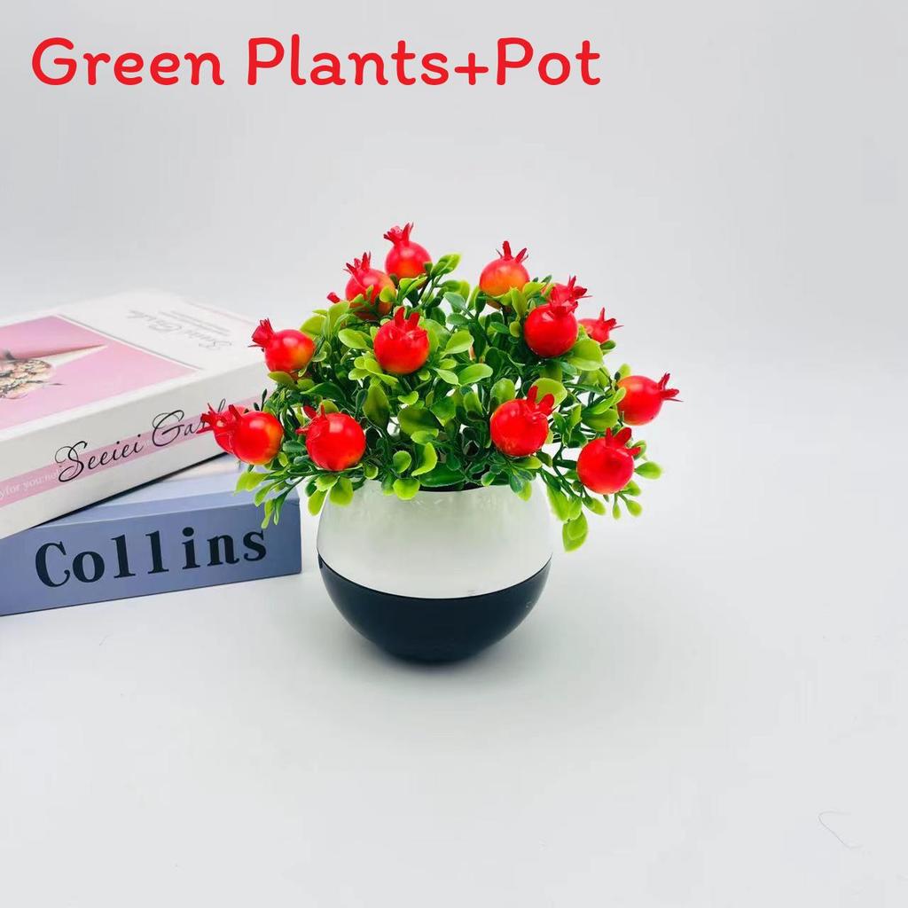 Пластиковое дерево бонсай Чили с плодами вишни и реалистичным дизайном для украшения дома и мероприятий