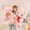 Summer eating watermelon pink pig plush toy cute pig doll girl sleeping company soothing doll