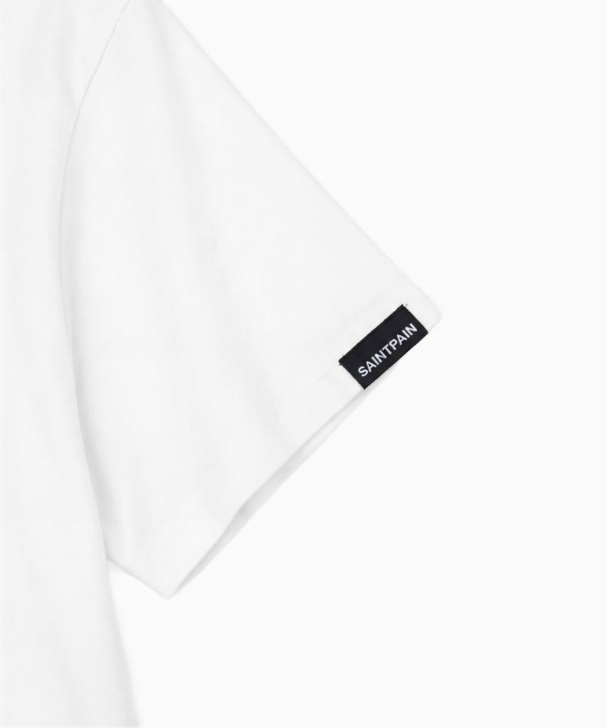 SAINTPAIN Sp Medieval Emblem Short Sleeve T-Shirt White