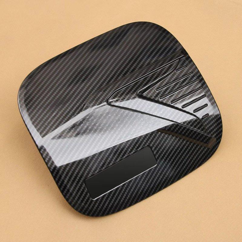 For Mitsubishi Eclipse Cross 2018-2025 Carbon Fiber Car Gas Fuel Tank Cap Oil Box Cover Trim Accessories