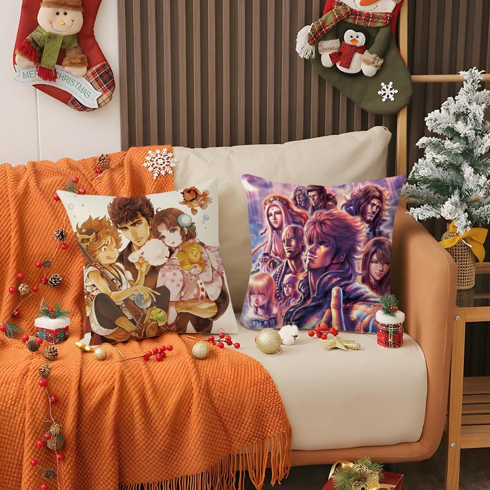 Аниме Кулак Северной Звезды-Японские Комиксы Наволочка с Принтом Наволочка для Гостиной Дивана Подушка Чехол и Декор для Спальни
