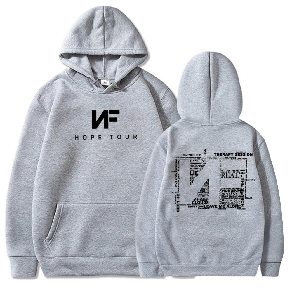 Nf Hope Tour Hoodie Nf Merch Nf Music Album Hoodie Gift for Nf Fan Pullover Tops Streetwear