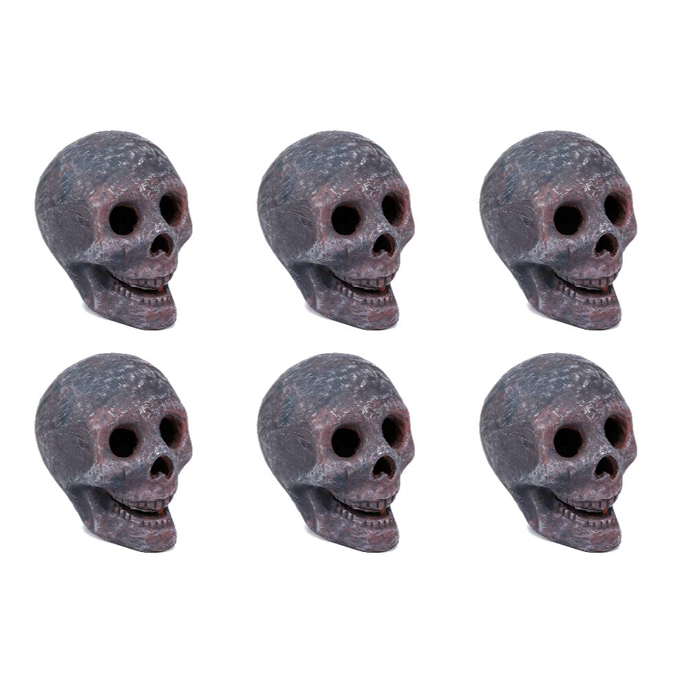 1-10PCS Halloween Skulls Fire Pit Realistic Shape & Fireproof Horrific Atmosphere & Versatile for Bonfire Campfire Fireplaces