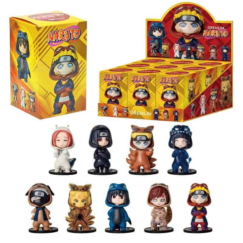 Новая серия пижам Naruto Bnfigureq, слепой бокс, фигурка-модель Саске Какаши, настольные украшения, рождественский подарок, игрушка