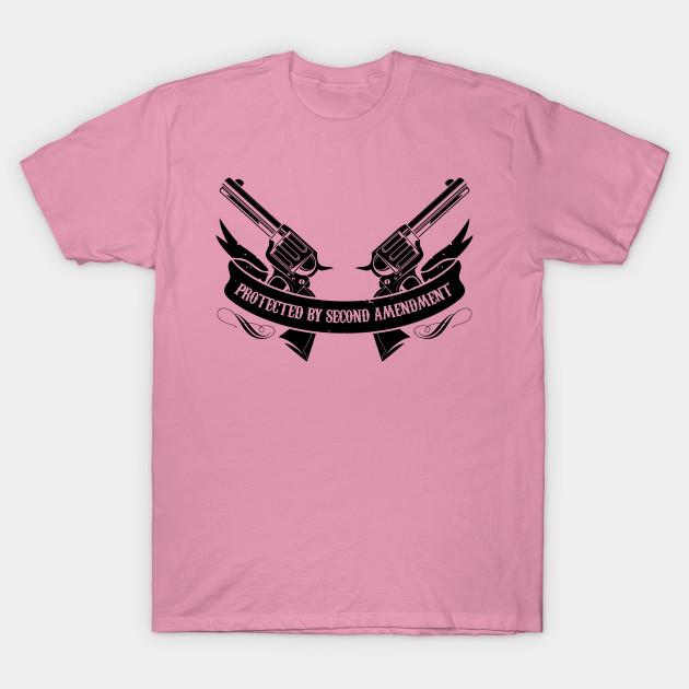 Футболка женская Protected By The 2Nd Amendment футболка Harajuku Print Kawaii футболка летняя женская футболка с коротким рукавом топ футболка