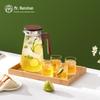 Набор кувшин для напитков и чашек Nanshan Mister из термостойкого стекла