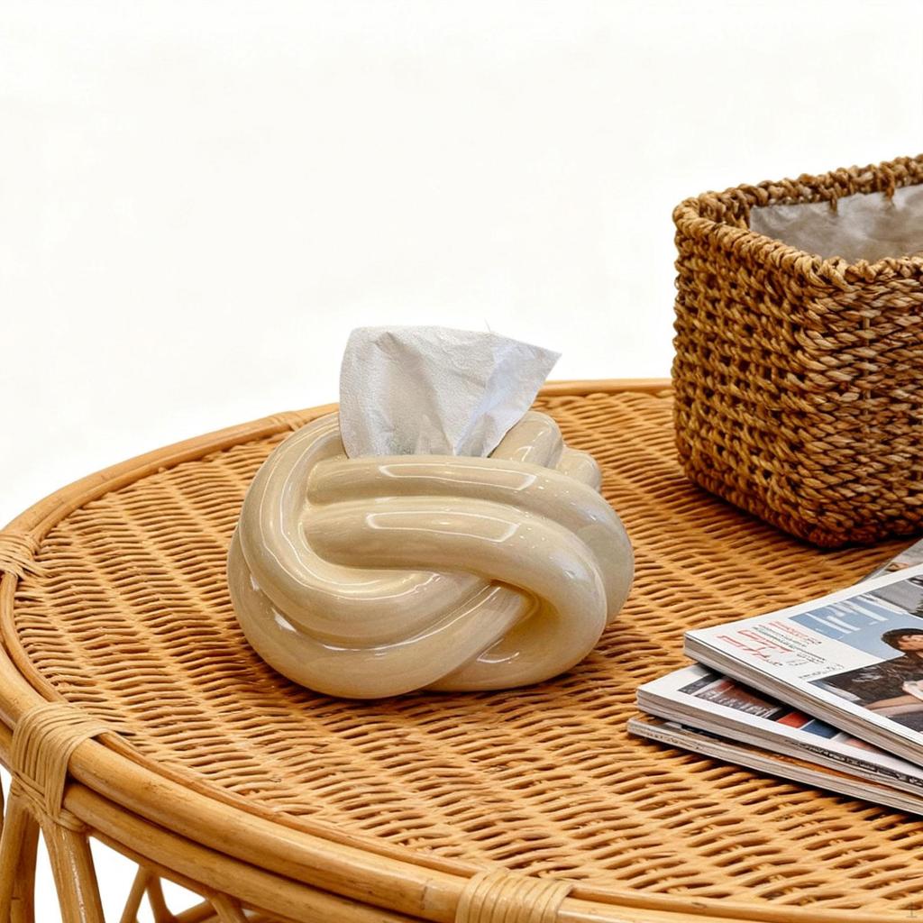 Керамический чехол для салфеток, удобный домашний декор, держатель для лицевых салфеток для туалетного столика