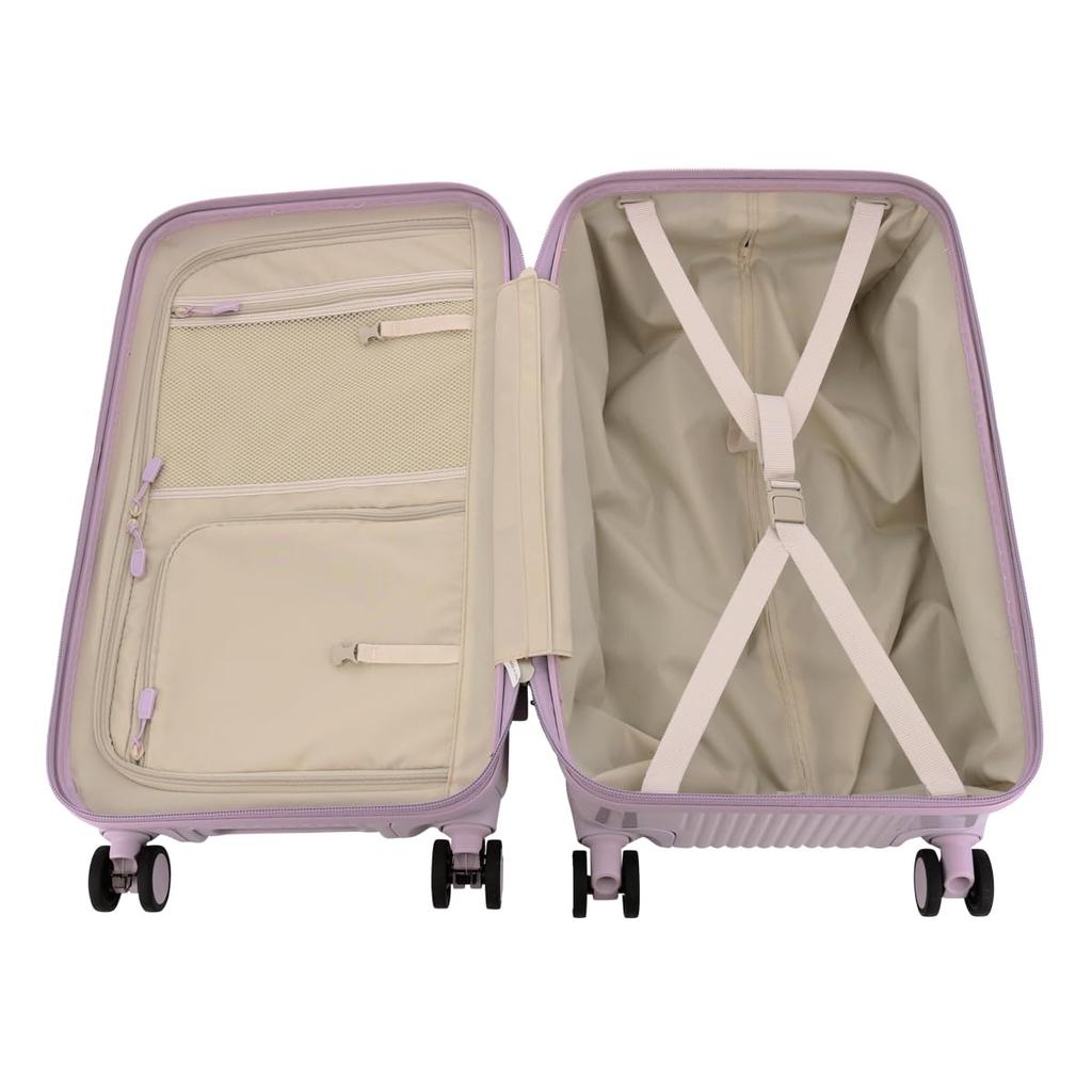 Suitcase EXTREME INV550DOR Lightweight 45L 60cm Carry Case Carry Bag Equipped with TSA Lock 2 Year Warranty SAND BEIGE [Innovator] 3.8kg