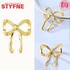 Copper Pendant Pink Ballet Girl Bow Charms Beads Fit Original Bracelet Necklace Jewelry Making For Women Diy