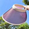 Летняя шляпа от солнца с широкими полями для женщин, уличная солнцезащитная шляпа