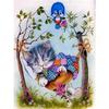 5D DIY Diamond Painting Cat and Bird Embroidery Cross Stitch Rhinestone Mosaic Home Decor