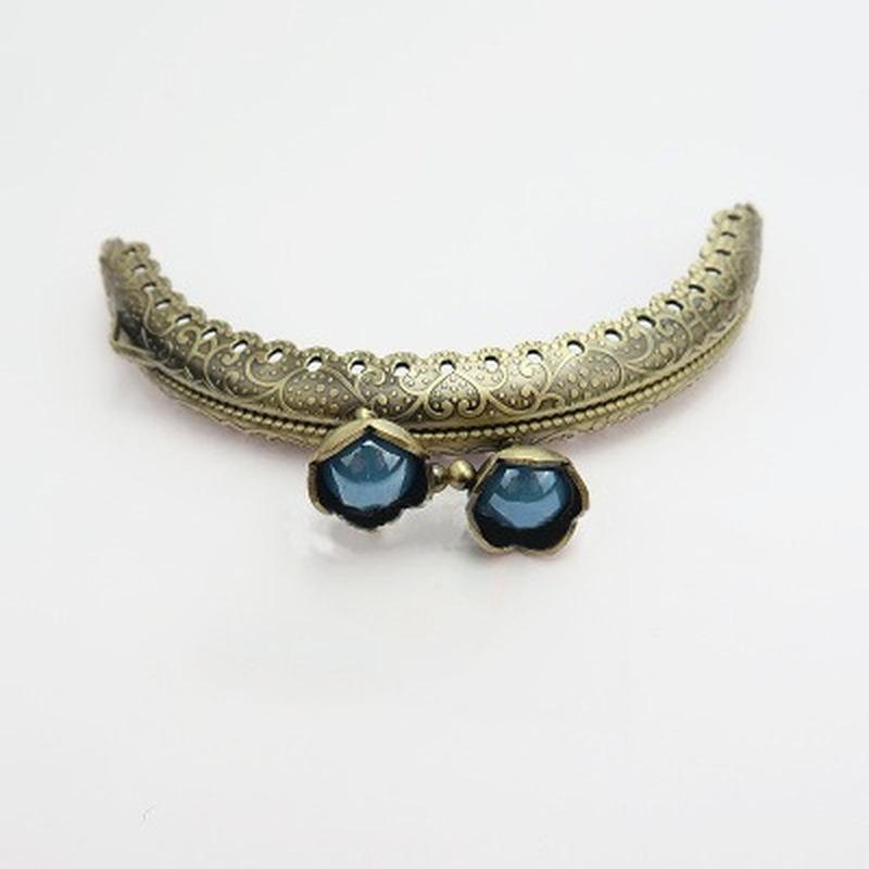 8,5 см DIY винтажное тиснение головы кошелек для монет рамка металлическая застежка клатч детали сумки DIY аксессуары для кошелька