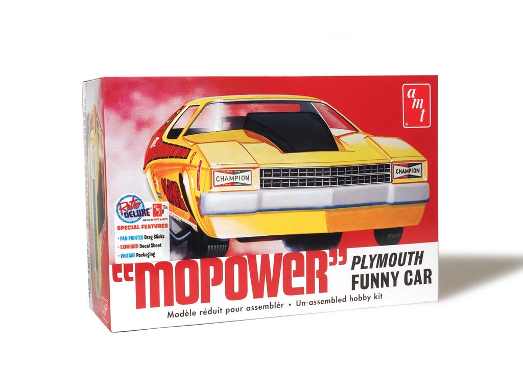 AMT Mopower Plymouth Funny Car Plastic Model Kit AMT1473 1/25 (Car)