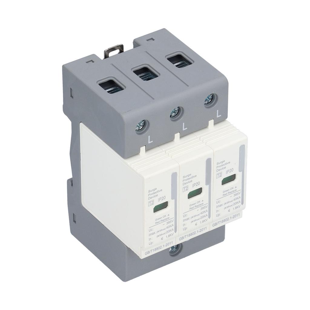 BERM Устройство защиты от перенапряжения Разрядник SPD Защита электрической цепи 220 В 380 В 3P40KA
