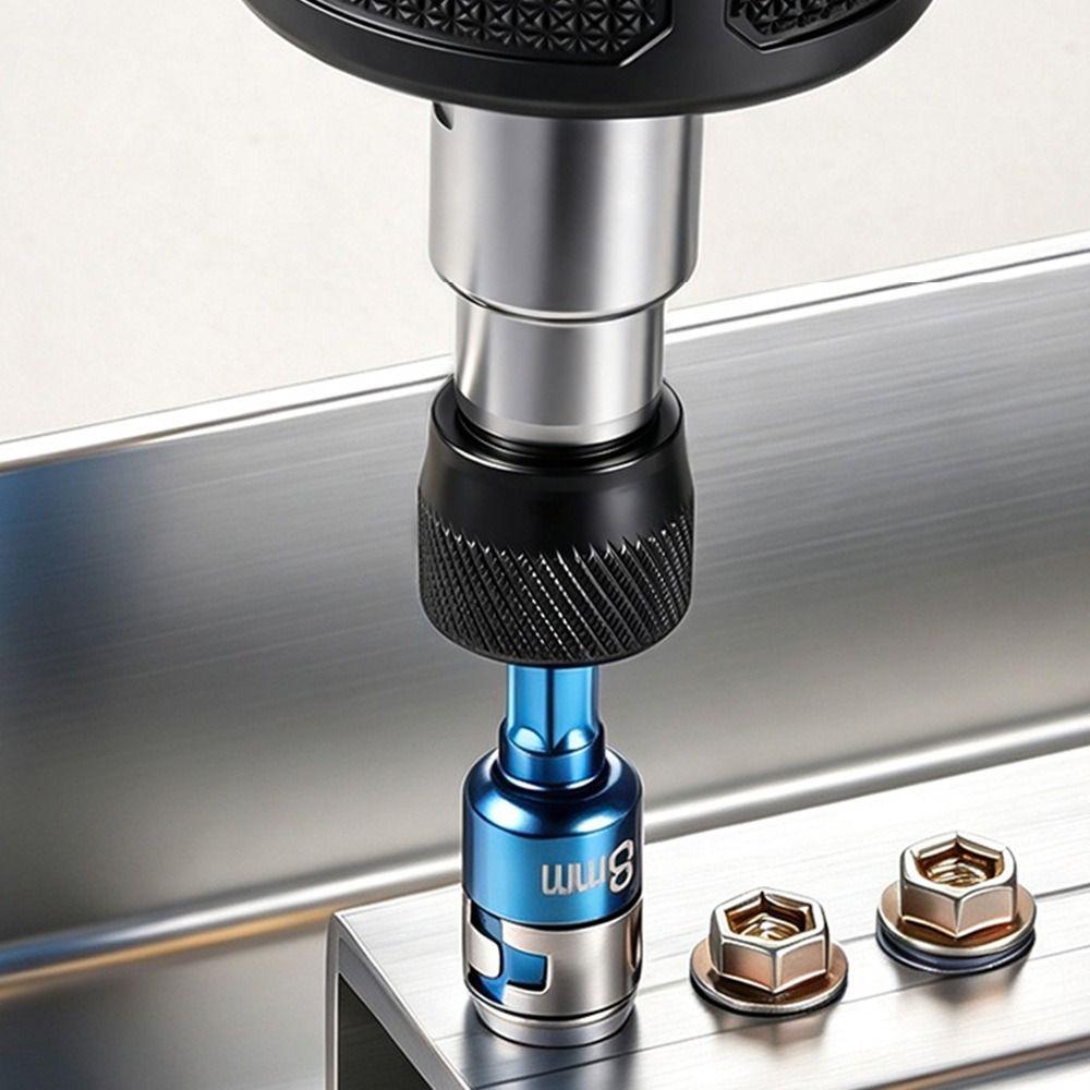Self Locking Hex Bit Holder Double Ended Drill Conversion Head Screwdriver Bit Conversion