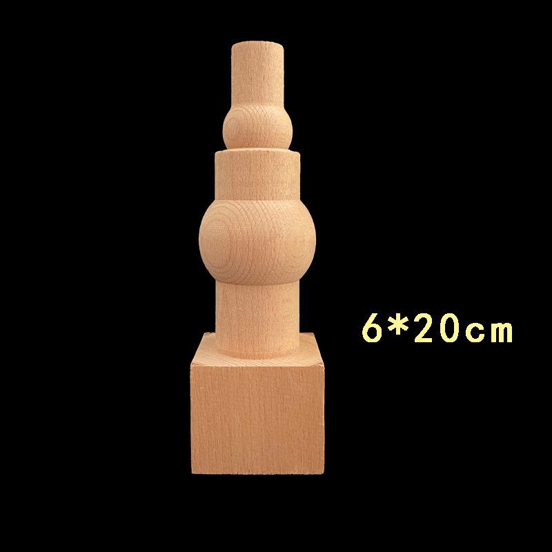 Европейская тумба из массива дерева - Декоративный резной деревянный шар для мебели и перил