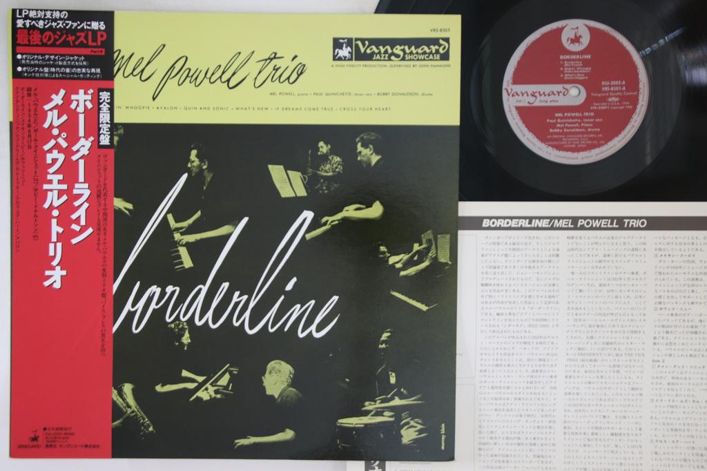 Виниловая пластинка MEL POWELL TRIO Borderline KIJJ2082 VANGUARD 1991 Япония Obi Джаз Б/у