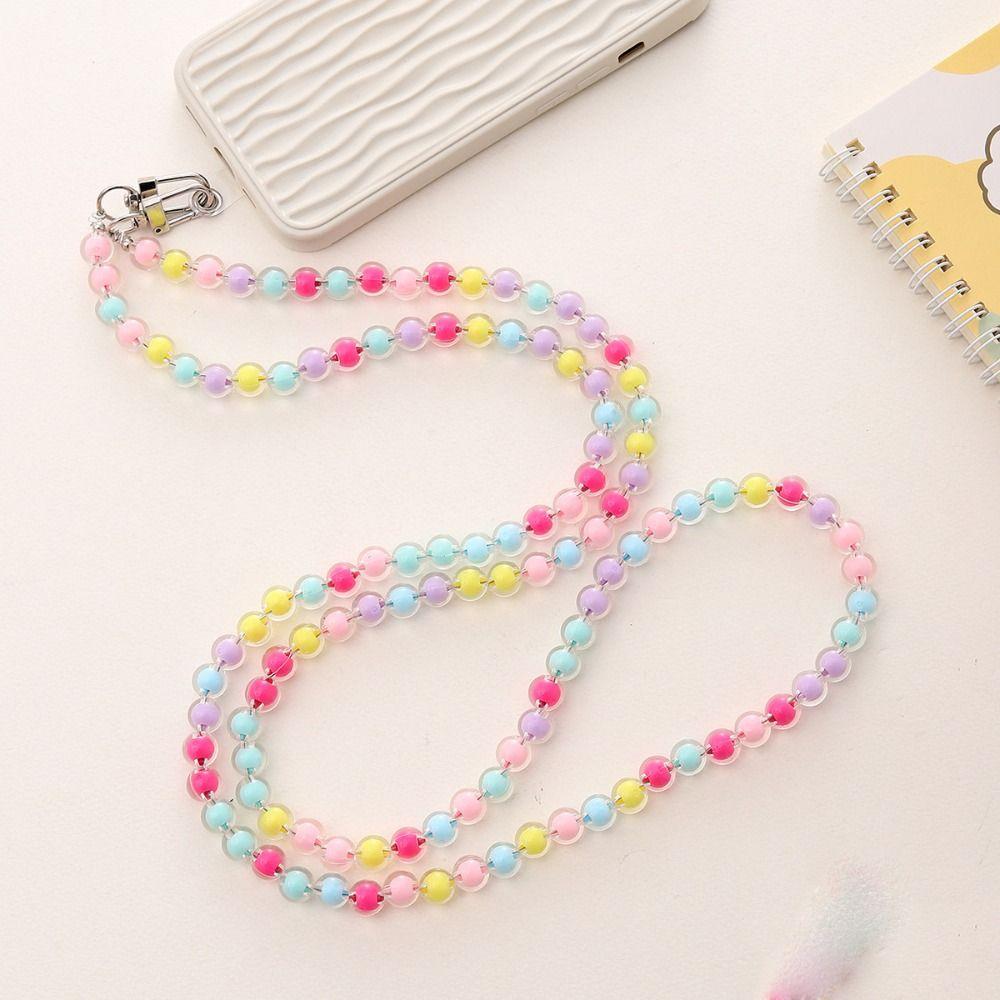 Rope Beading Mobile Phone Necklace Phone Lanyard Phone Strap Phone Chain Crossbody Cellphone Strap