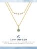 Official Silver Blue Topaz Necklace Set of 2 Birthday Gift for Women Comes with Jewelry Case 112544121902 [4℃] [November Birthstone] - - -
