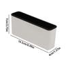 Adhesive Back Seat Organizer Space Saving Car Storage Box Vehicle Interior Organizer for Phone Key Card Sunglasses Accessories