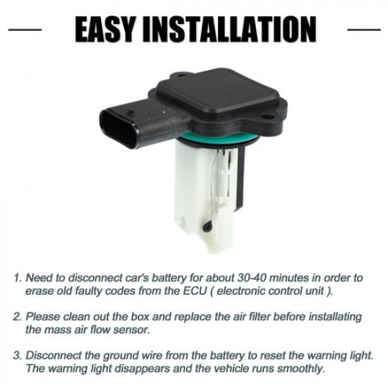 Pack (1) Mass Air Flow Sensor Meter For BMW 135I 2011-2013 For BMW 335I