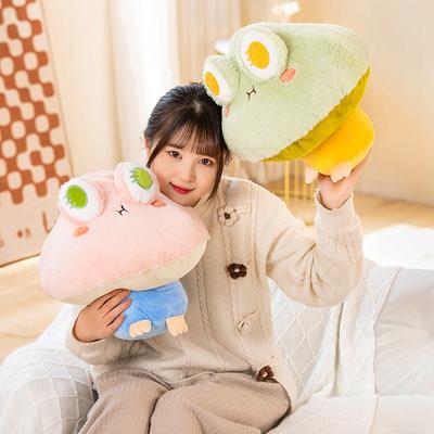 Кукла-лягушка Lonely Frog, кукла-гриб, маленькая тряпичная кукла, подушка для сна, плюшевая игрушка, подарок для мальчиков и девочек