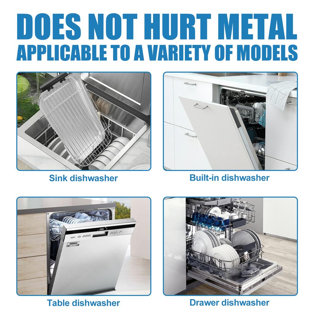 Лист для очистки посудомоечной машины Настольная Встраиваемая Посудомоечная машина с выдвижным ящиком Специальное удаление пятен и удаление масляных пятен Очищающий лист