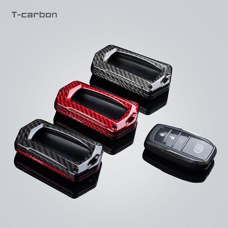 Карбоновая крышка ключа T-Carbon для Toyota Highlander, RAV4, Crown и Camry